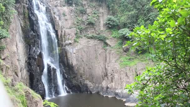 Haew Narok Wasserfall Khao Yai Nationalpark Thailand — Stockvideo