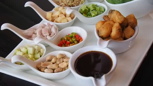 Meiang Kham Est Nourriture Nord Thaïlande Styles Alimentaires Thaïlandais — Video