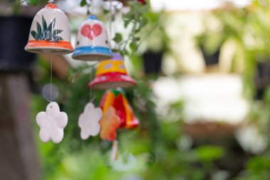 Bahçe süslemek asmak için renkli çiçekler.