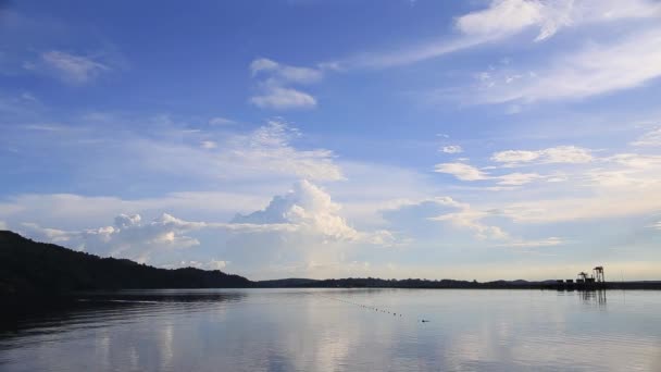 Khun Dan Prakan Chol Dam Nakhon Nayok Provinsen Thailand — Stockvideo