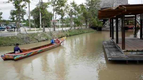 Pattaya Thailand Nov 2018 Pattaya Floating Market Quatro Regiões Tem — Vídeo de Stock