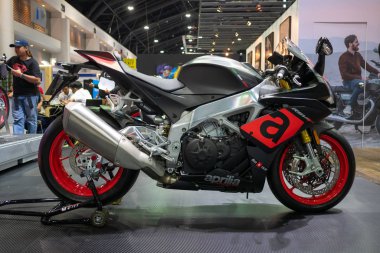 Bangkok, Tayland - 30 Kasım 2018: Tayland Uluslararası Motor Expo 2018 (Motor Expo 2018) Kasım tarihinde, aksesuar ve motosiklet 30,2018 Bangkok, Tayland.
