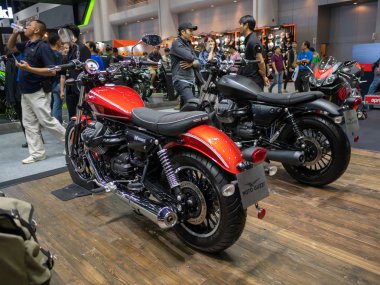 Bangkok, Tayland - 30 Kasım 2018: Tayland Uluslararası Motor Expo 2018 (Motor Expo 2018) Kasım tarihinde, aksesuar ve motosiklet 30,2018 Bangkok, Tayland.