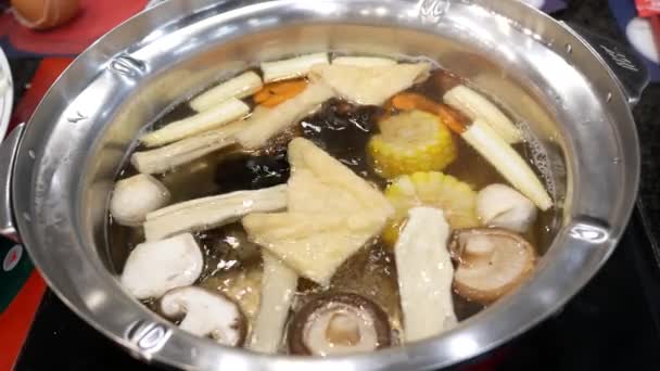 Set Suki Hot Pot — Stock Video