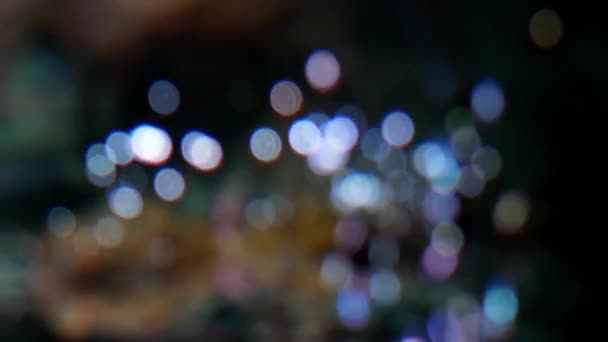 Borrão Cor Bolha Máquina Oxigênio Abstrato Borrão Bokeh Fundo — Vídeo de Stock