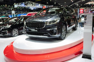 Bangkok, Tayland - 30 Kasım 2018: Kia motorlu araba göstermek Tayland Uluslararası Motor Expo 2018 (Motor Expo 2018) Kasım tarihinde 30,2018 içinde Bangkok, Tayland.
