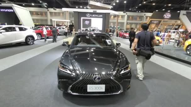 泰国曼谷 2018年12月10日 2018年泰国国际汽车博览会新车展出 — 图库视频影像