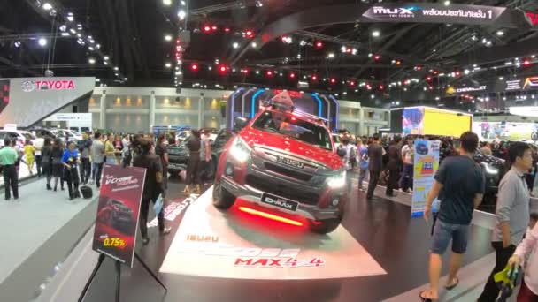 Bangkok Thailand December 2018 New Car Display Thailand International Motor — стоковое видео