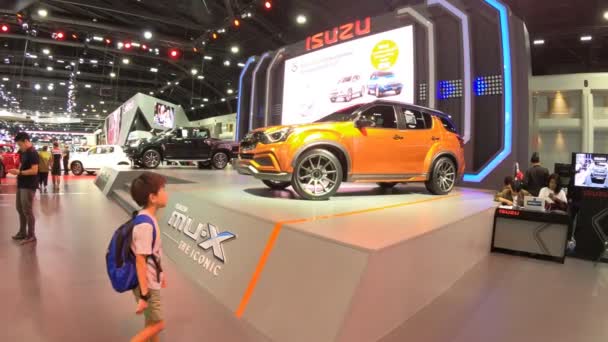 Carro Novo Exibição Tailândia International Motor Expo 2018 — Vídeo de Stock