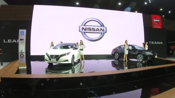 Carro Novo Exibição Tailândia International Motor Expo 2018 — Vídeo de Stock