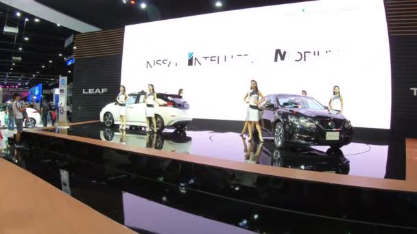 Carro Novo Exibição Tailândia International Motor Expo 2018 — Vídeo de Stock