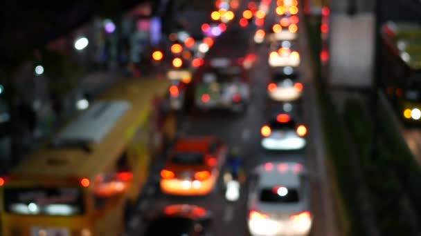 道路上的最高视野交通灯 — 图库视频影像