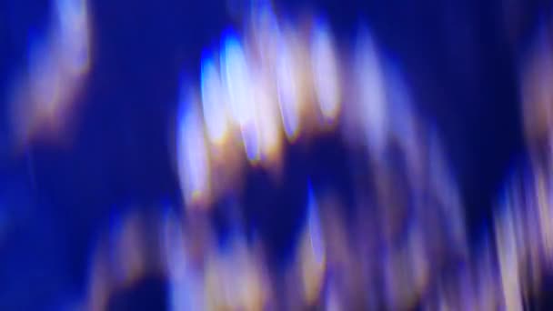 Blur Color Air Bubble Oxygen Machine Abstract Blur Bokeh Background — Stock Video