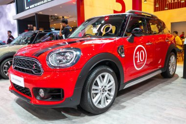 Bangkok, Tayland - 30 Kasım 2018: Mini Cooper araba göstermek Tayland Uluslararası Motor Expo 2018 (Motor Expo 2018) Kasım tarihinde 30,2018 içinde Bangkok, Tayland.
