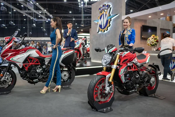 Bangkok, Tailândia - 30 de novembro de 2018: AGUSTA MV Motocicleta an — Fotografia de Stock