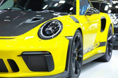 Porsche araba 40 Tayland Uluslararası Motor Sho mevcut