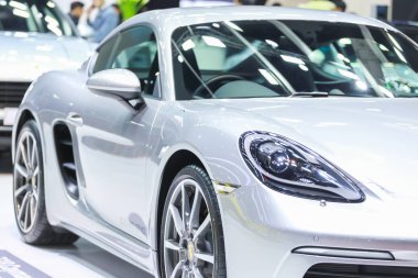 Porsche araba 40 Tayland Uluslararası Motor Sho mevcut