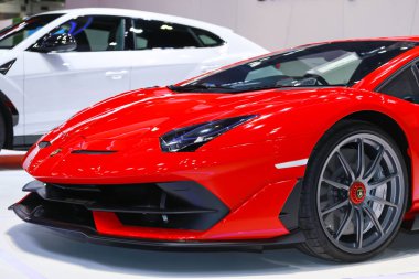 Lamborghini araba 40 Tayland uluslararası Mot sunulan