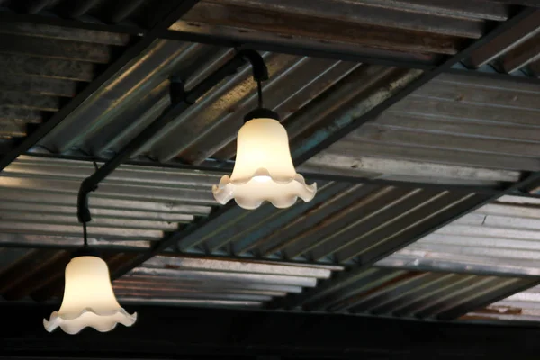 Hanging lamps on the ceiling designed .