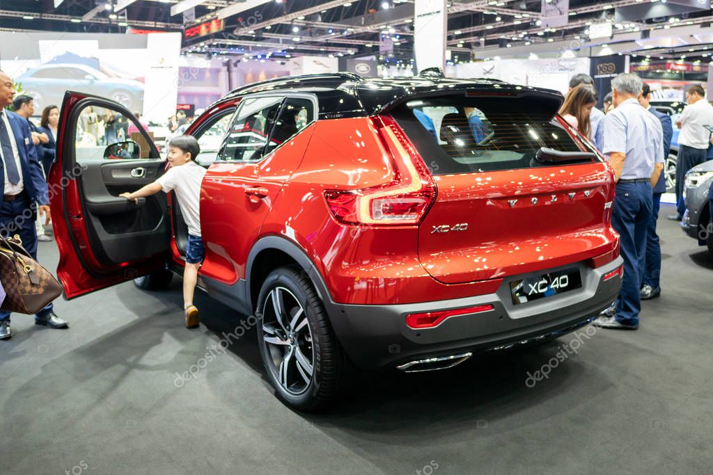 BANGKOK, THAILAND - Mar 26,2019 : MITSUBISHI car present at The 40th Thailand International Motor Show in IMPACT Muang Thong Thani Hall, Bangkok, Thailand.