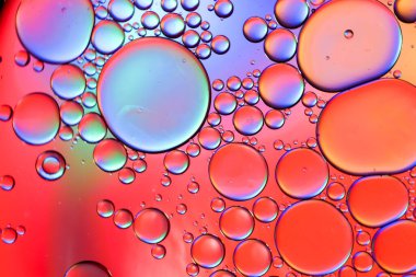 Suyun üzerinde yüzen yağ damlasının renkli sanatçısı.