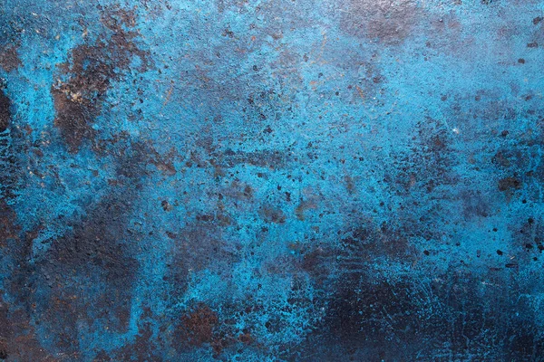 Texture Métallique Grunge Bleu Foncé — Photo