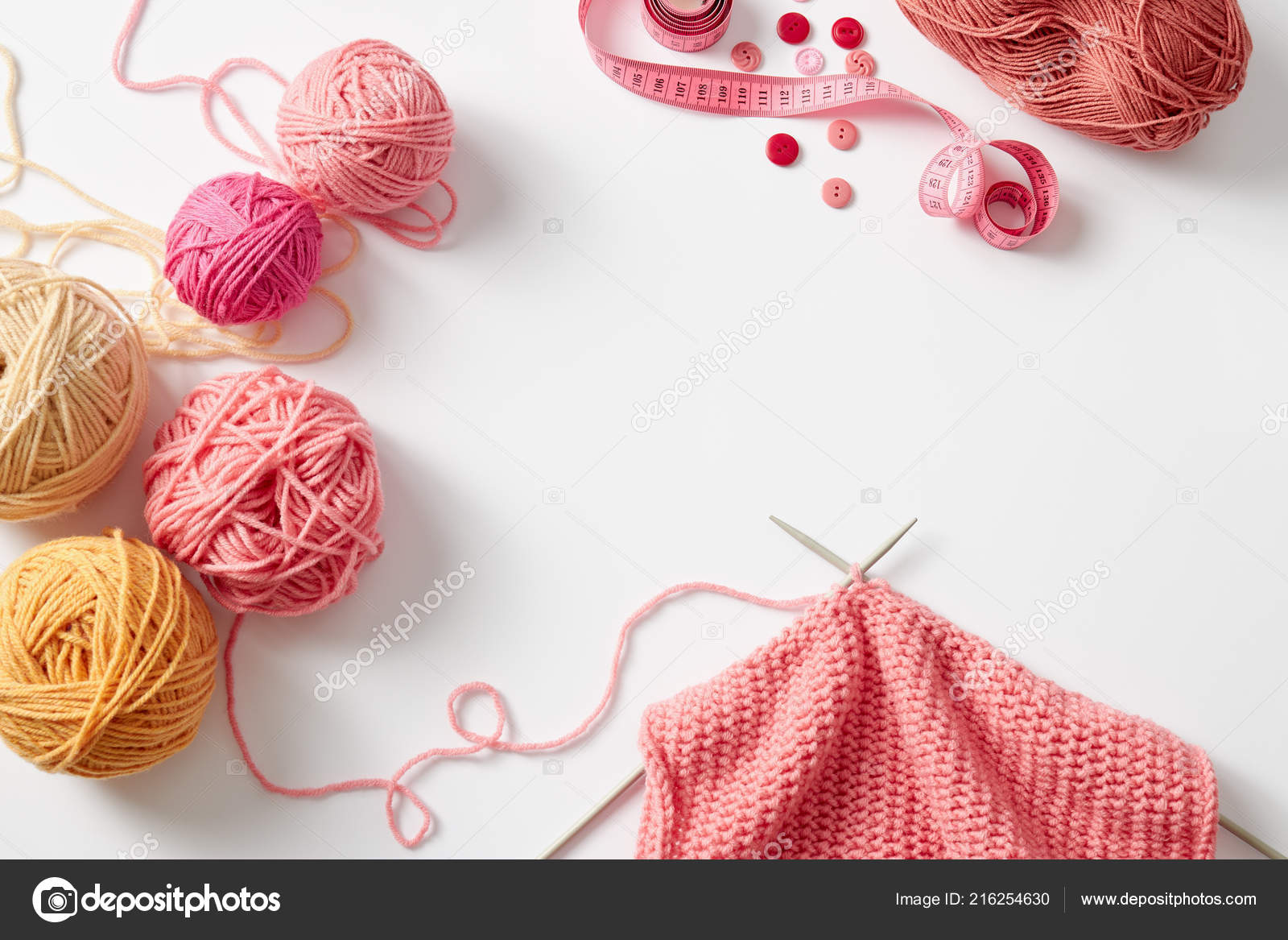 Wool Yarn With Knitting Needles 3D model - Download Life and