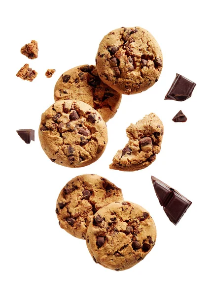 Çikolata parçacıklı kurabiye. 