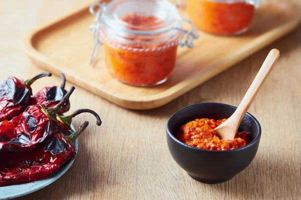 Relish de poivron rouge rôti (Ajvar ) — Photo