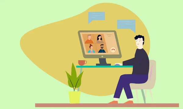 İş adamı hesaplama üzerinde çalışıyor