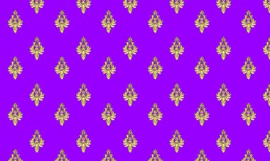 Raster el yapımı mandala, renkli soyut desen