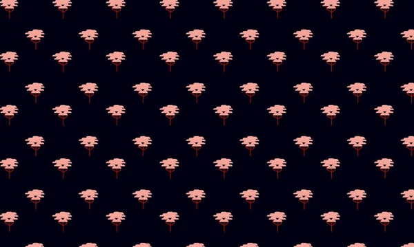 Yaz ağacı ile pürüzsüz bir desen