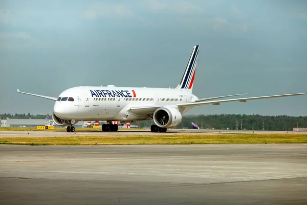 Moskow Rusia June 2018 Airplane Boeing 787 Dreamliner Air France — Stok Foto