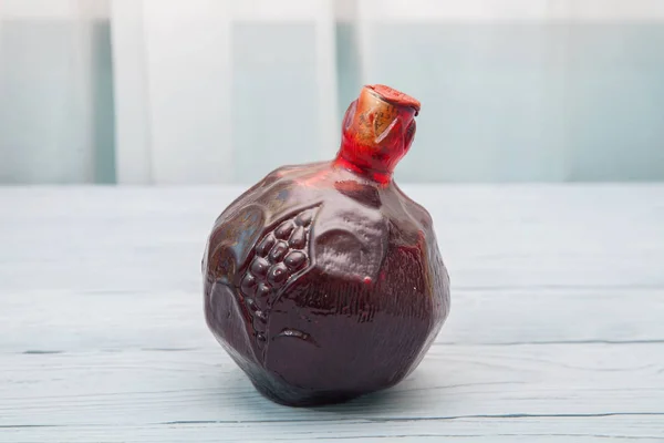 Bouteille Vin Grenade Arménien Traditionnel — Photo