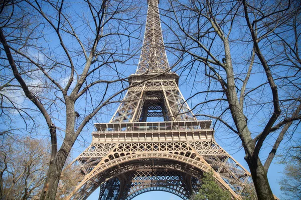 Sonbahar Gününde Eyfel Kulesi Paris Fransa — Stok fotoğraf