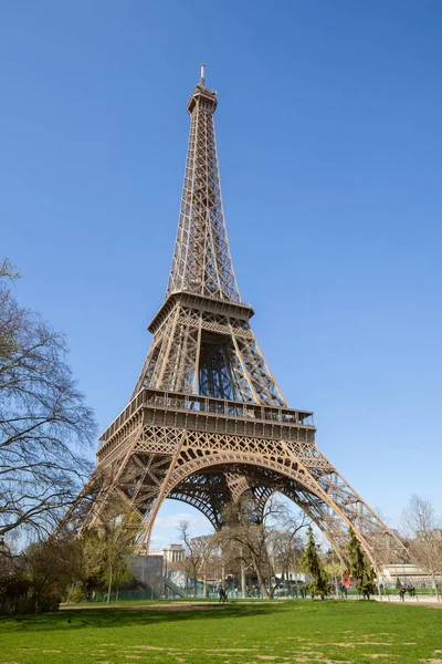 Torre Eiffel Día Otoño París Francia —  Fotos de Stock