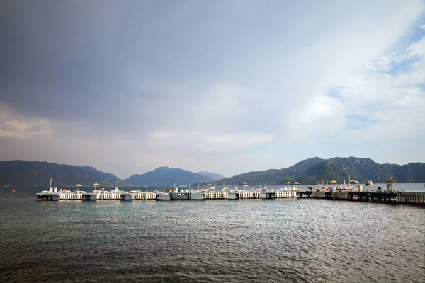 Uitzicht Middellandse Zeekust Turkse Badplaats Marmaris — Stockfoto