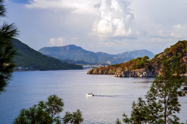 Bateau Marmaris Bay Icmeler Turquie — Photo