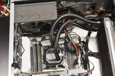 arka plan olarak işlemci yapım görünümünü