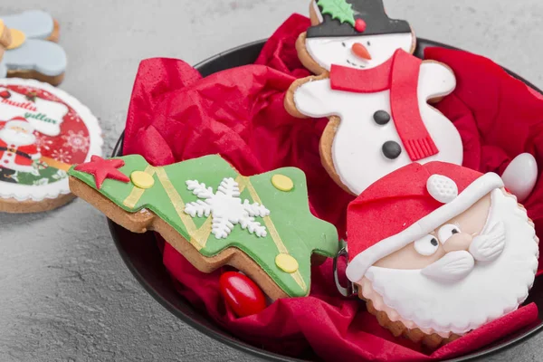 Noel kurabiye ve tatlı bonbon. 