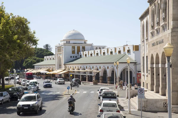 Rhodes Grecia Agosto 2017 Famoso Casco Antiguo Rodas — Foto de Stock