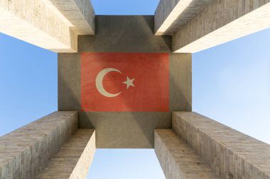 Çanakkale Şehitler Anıtı Çanakkale Boğazı için karşı. Birinci Dünya Savaşı sırasında Aralık 1915 Nisan 1915 gerçekleşti Gelibolu Savaş, katılan Türk askerleri.