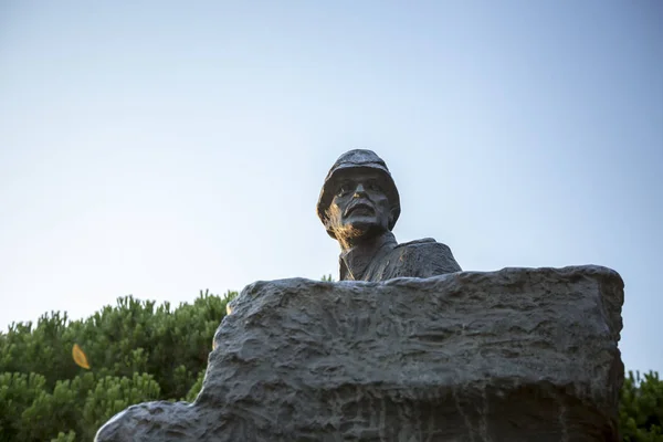 Canakkale Turquia Agosto 2017 Estátua Ataturk Memorial Dos Mártires Canakkale — Fotografia de Stock