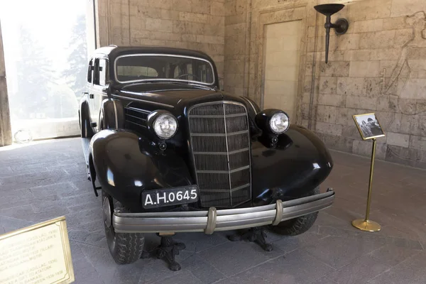 Ankara Turchia Aprile 2018 1935 Lincoln Black Auto Privata Mustafa — Foto Stock