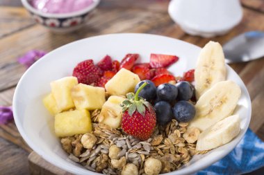 kadar lezzetli sağlıklı kahvaltı görünümü Kapat