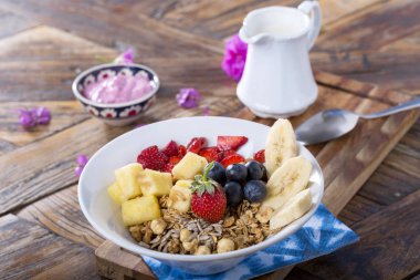 kadar lezzetli sağlıklı kahvaltı görünümü Kapat