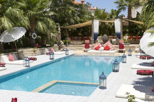 Luxo Infinito Praia Hotel Resort Com Piscina — Fotografia de Stock