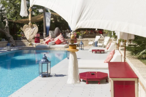 Lusso Infinity Beach Hotel Resort Con Piscina — Foto Stock