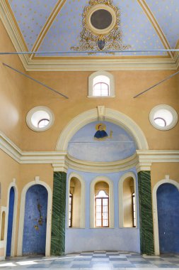 Izmir, Türkiye - 03 Kasım 2018: Basmane Ayavukla kilisesinde