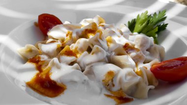 soslar ile pişmiş köfte görünümünü kapat